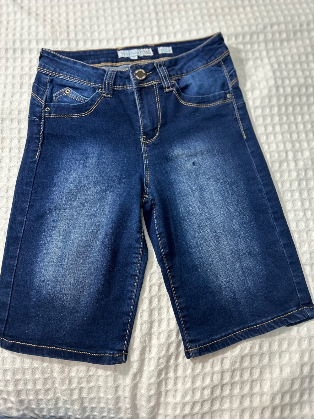 YMI Dark Blue Denim Jean Shorts